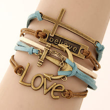 Charm Leather Bracelet - Best Friends Gift