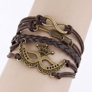 Charm Leather Bracelet - Best Friends Gift