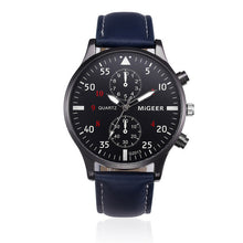 Leather Military Sport Wristwatch