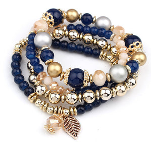 Designer Fashion Crystal Bracelets 4pcs/set